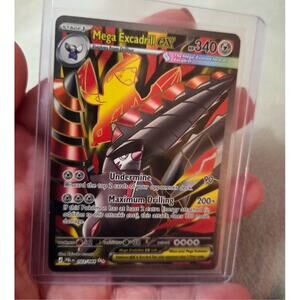 Mega Excadrill ex 103/084 Ultra Rare Pitch Black Pokemon New